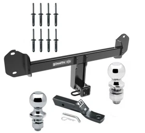 Trailer Tow Hitch For 11-25 BMW X3 19-25 X4 2" Receiver w/ 1-7/8" and 2" Ball - Picture 1 of 9