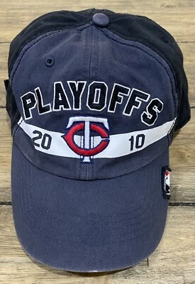 Minnesota Twins Cap 47 Brand 2010 MLB Baseball Playoffs Hat Post Season - Image 1 of 4