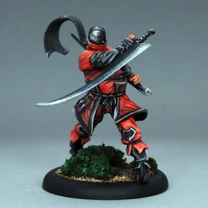 Miniatura dipinta ninja rogue d&d mantide rossa assassin dnd misaki crew malifaux - Foto 1 di 8