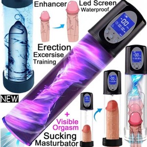 Vacuum Penis Pump for Male ED Enhancement Erectile Enlargement Penis Enlarger BG