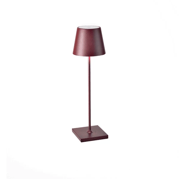 Zafferano Poldina Pro 2,2W Lampada LED da Tavolo - Bordeaux