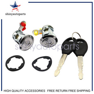 1Pair Door Lock Cylinder With Key For Nissan Altima GXE Sedan 4-Door 2.4L 2001