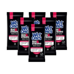 Wet Ones Big Strong Hand Wipes 164 Count Antibacterial Hypoallergenic Large W... - Picture 1 of 8