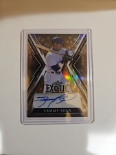 2023 Leaf Exotic Sammy Sosa Autographs Auto #/6, Chicago Cubs