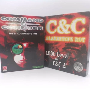 Command & Conquer 2 Alarmstufe Rot PC-CD Deutsch Original Box + 1000 Level Pack - Bild 1 von 12