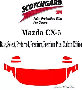 3M Scotchgard Paint Protection Film Pro Series 2022 2023 2024 2025 Mazda CX-5 - Picture 1 of 3