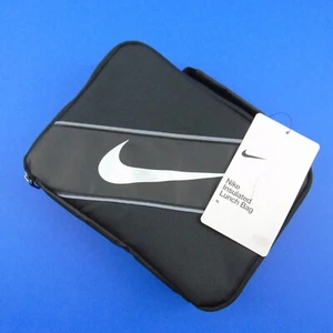 Nike Lunch Box Insulated Cooler Black White Logo - Picture 1 of 12
