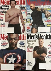 Men's Health Magazine Bundle - JEREMY RENNER, DAVE BAUTISTA, ANTHONY MACKIE - Picture 1 of 3