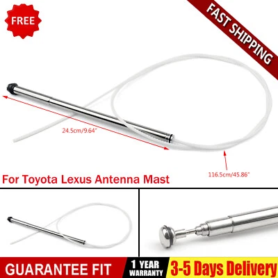 Car Antenna W/ Cable 86337-60080 For Toyota Land Cruiser 96-97  LX450 1996-1998 - Imagem 1 de 4