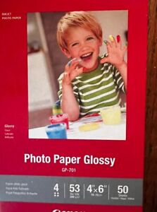 Canon Photo Paper Plus Glossy GP-701 4x6 Inkjet Photo Paper 50 sheets NEW