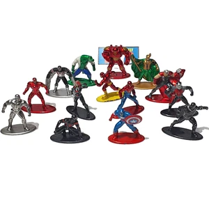 Jada Nano Metalfigs Marvel & DC 14 FIGURE LOT 1.65" Die Cast Metal Figurine set - Picture 1 of 13