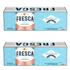 Fresca kalorienfrei Pfirsich Soda Pop, 12 fl oz, 2 × 12 Pack insgesamt 24 Dosen - Bild 1 von 1