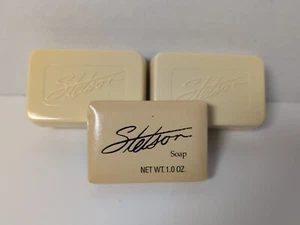 New Vintage STETSON Bar Soap 1.0 Oz & 2 Plastic Travel Cases by Coty Travel Size - Picture 1 of 8