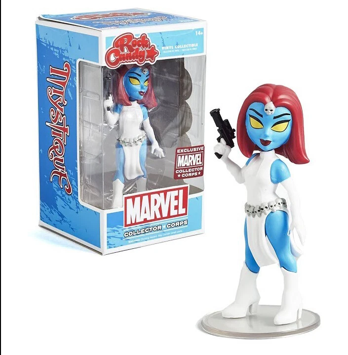 MARVEL COLLECTOR CORPS FUNKO ROCK CANDY MYSTIQUE FIGURE - NEW IN BOX - Image 1 of 1