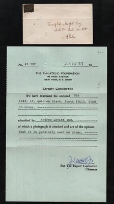 Blood's City Despatch, Philadelphia Scott 15L12 on ladies cover PF Cert - Image 1 of 4