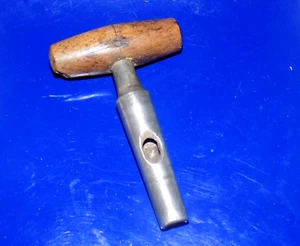 Grifo antiguo barril barril mango madera bung orificio grifo - Imagen 1 de 3