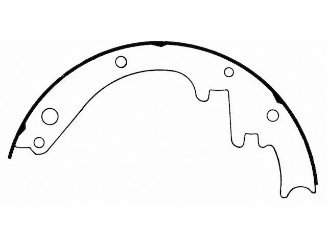 For 1966-1970 Chevrolet Caprice Brake Shoe Set Front Wagner 24158KC 1967 1968 - Image 1 of 2