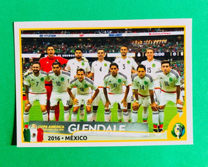 2019 PANINI Brazil Copa America FIFA - #396 MEXICO SOCCER TEAM 2016 Sticker