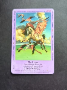 Bella Sara CCG Muskogee P8/11 Rare Promo Card Native Lights  - Picture 1 of 2