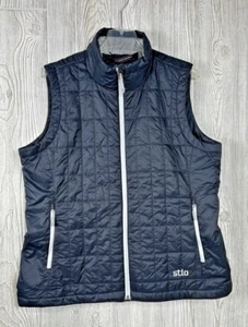 NWT Stio Women's Azura Primaloft Insulated Boundary Black Quilted Vest Size L - Picture 1 of 16