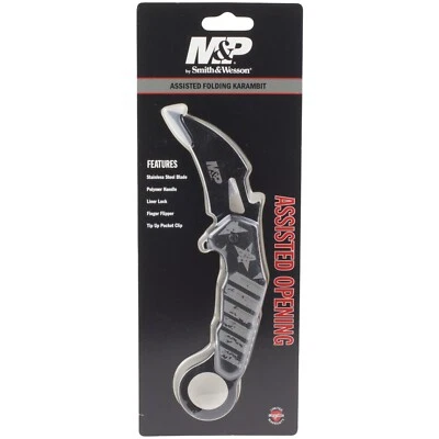 Smith & Wesson S & W военной полиции Керамбит Linerlock складное лезвие нож - Изображение 1 из 3