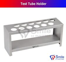 Stainless Steel Test Tube Stand Rack Of 10 Tubes - Lab Supplies Science Smile UK