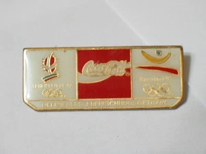  Albertville Barcelona 1992 Olympic Coca-Cola Pin, Lapel Pin, Tie Tack - Picture 1 of 1