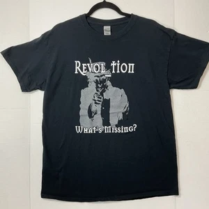 Vintage Revolution Band Tshirt Black Mens Size L - Picture 1 of 4
