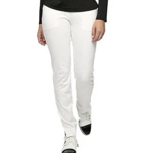 Belyn Key Golf Commuter Pants Ponte Knit Chalk White Women’s XL Slimming Stretch - Picture 1 of 9