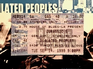 DILATED PEOPLE Heavy Surveillance CD PLUS Ticket Stub 14.09.1999 House of Blues - Bild 1 von 6