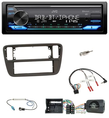 JVC Bluetooth DAB USB Lenkrad Autoradio für Seat Mii Skoda CitiGo 11-16 52-Pin - Bild 1 von 4
