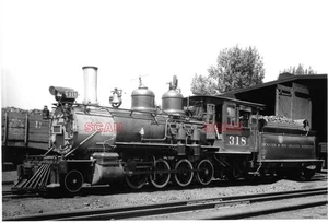 25FF348 RP DENVER & RIO GRANDE WESTERN RR 2-8-0 LOK #318 MONTROSE - Bild 1 von 1