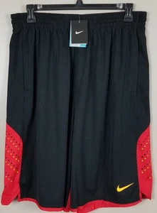 NIKE VICTORY DRI-FIT PANTALONCINI BASKET NERO ROSSO Y2K NUOVI 482943-010 (TAGLIA 2XL) - Foto 1 di 14