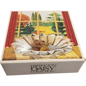 Dartington Daisy Collection Crystal Dessert Dishes 17cm FT206 - Picture 1 of 7