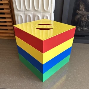 BOX-4-BLOX LEGO Baustein Aufbewahrung Sortierwürfel Stapel von 4 Tabletts mit Deckel 10" - Bild 1 von 6