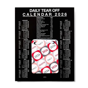 Daily Tear Off with Quote Desktop or Wall Calendar Planner Organiser 2026 - Picture 1 of 8