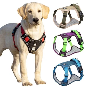 Dog Harness Reflective Midium Large Dogs Tactical Vest Big 1680d Waterproof - Picture 1 of 23