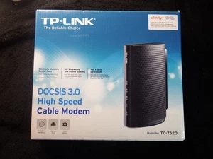 TP-LINK TC-7620 680Mbps DOCSIS 3.0 Cable Modem W/ Box - Picture 1 of 3