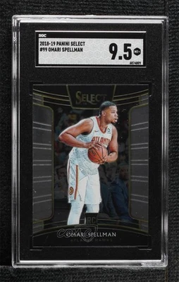 2018-19 Panini Select Concourse Omari Spellman #99 SGC 9.5 Mint+ Rookie RC - Image 1 of 2