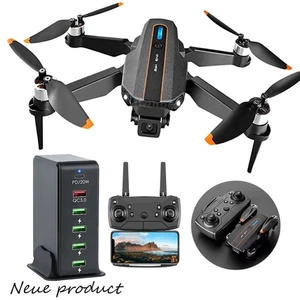 Drone con Cámara 4K y Estación de Carga GPS Motor Sin Escobillas para Transmisión Wi-Fi - Imagen 1 de 15