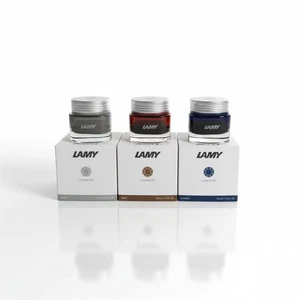 Three-bottle LAMY Crystal Ink collection, each in a 30ml glass bottle - Picture 1 of 1