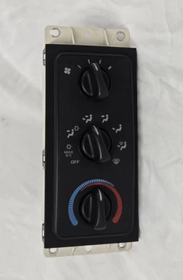 Dodge Dakota 1997-2000 conjunto de control de temperatura de tablero delantero cuádruple. OEM Foto 1 de 4
