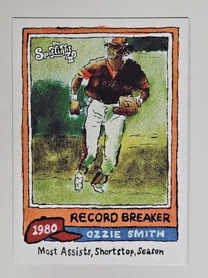 Estampilla Topps Spotlight 70 II 2022 Ozzie Smith #35 Spotlight 70 1980 Topps/70 Foto 1 de 2