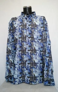 Mens Joe Browns Geometric Tie Dye Style L/S Shirt Size 5XL XXXXXL (GS3-19) - Picture 1 of 10