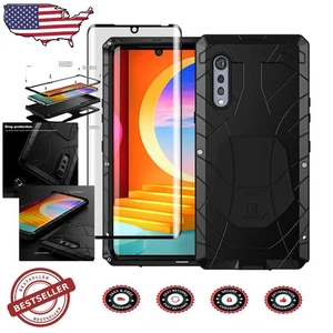 LG Velvet 2020 Rugged Aluminum Metal Case Military Grade Shockproof Protector - Bild 1 von 10