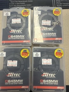 Hitec D645MW Servo’s - Picture 1 of 1