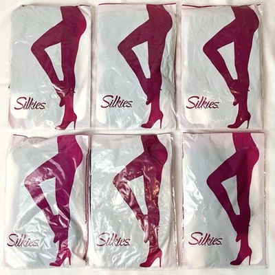 Lot of 6 Silkies Small Jet Black Ultra Control Top Pantyhose 2016 030108/190108 - Image 1 of 4