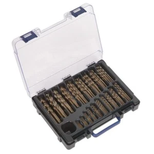 Sealey DBS170CB HSS Cobalt Fully Ground Drill Bit Assortment 170pc 1-10mm - Picture 1 of 3
