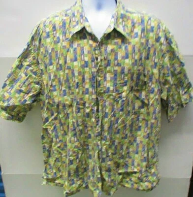 Camisa Lord & Taylor Estilo Hawaiano, S/S, 2XL, 100% Algodón, Multicolor Foto 1 de 4