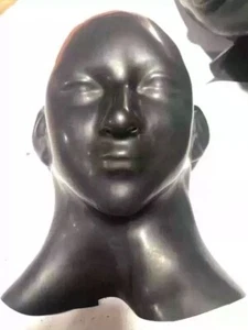 2.0mm latex mask women latex heavy thick 2.0mm fits 54-57cm - Picture 1 of 4